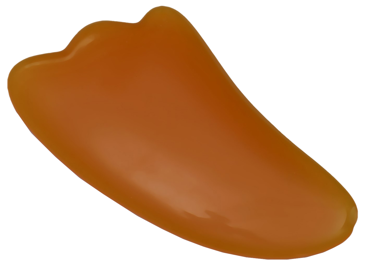Массажёр гуаша «Лапка», 9,5 x 5,5 см, цвет оранжевый 5161856