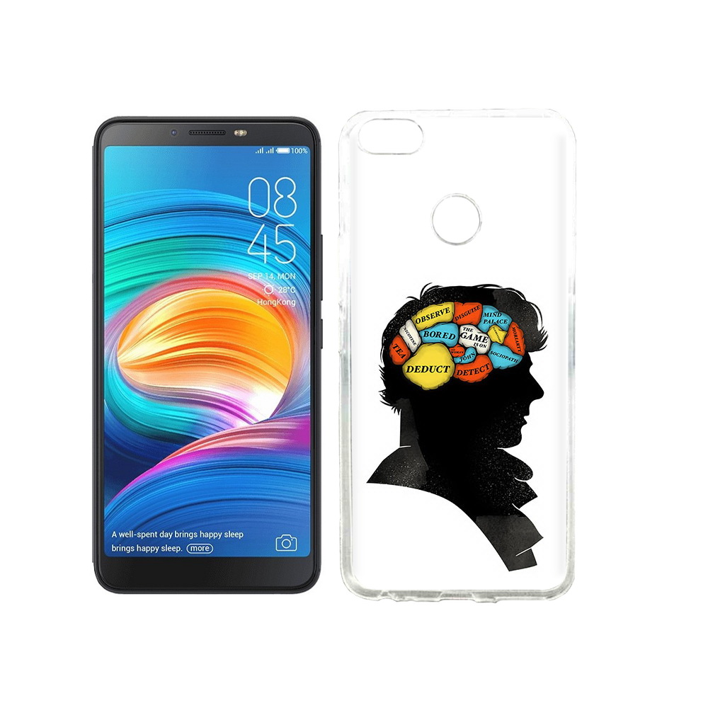 

Чехол MyPads Tocco для Tecno Camon X темный рисунок, Прозрачный, Tocco