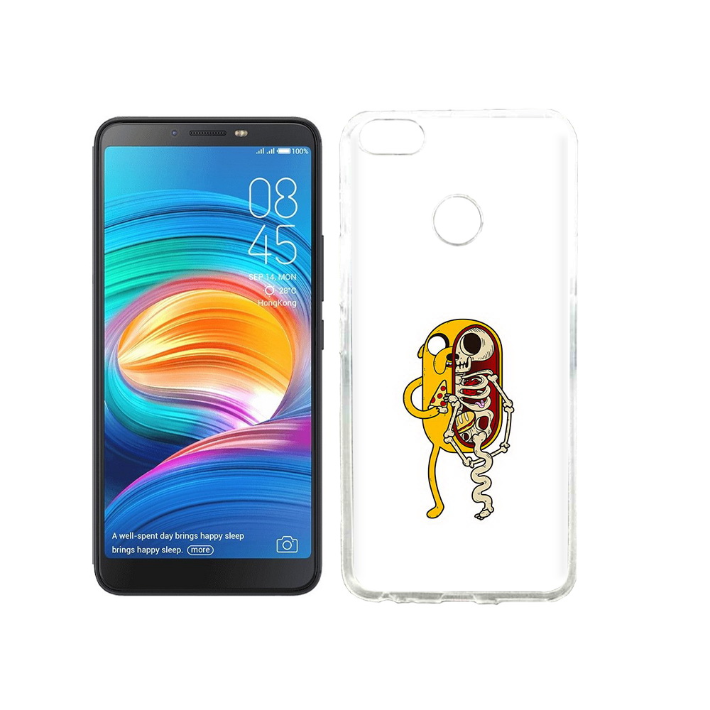 

Чехол MyPads Tocco для Tecno Camon X Джейк скелет, Прозрачный, Tocco