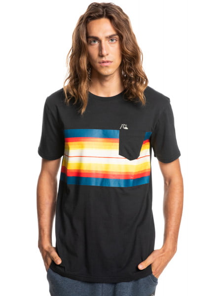 

Футболка мужская Quiksilver EQYZT06681 черная XS, Черный, EQYZT06681