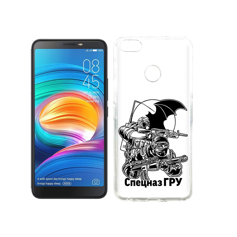 

Чехол MyPads Tocco для Tecno Camon X спецназ гру, Прозрачный, Tocco