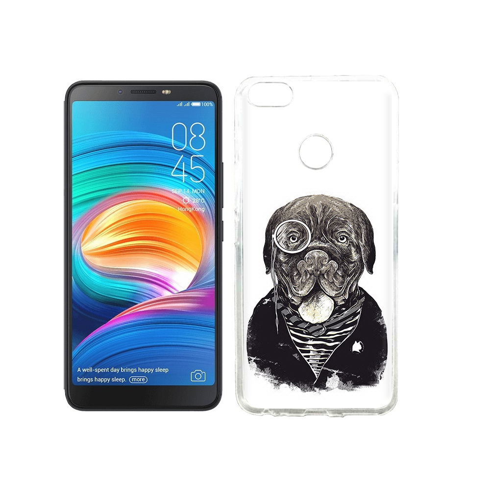 

Чехол MyPads Tocco для Tecno Camon X солидный песик, Прозрачный, Tocco