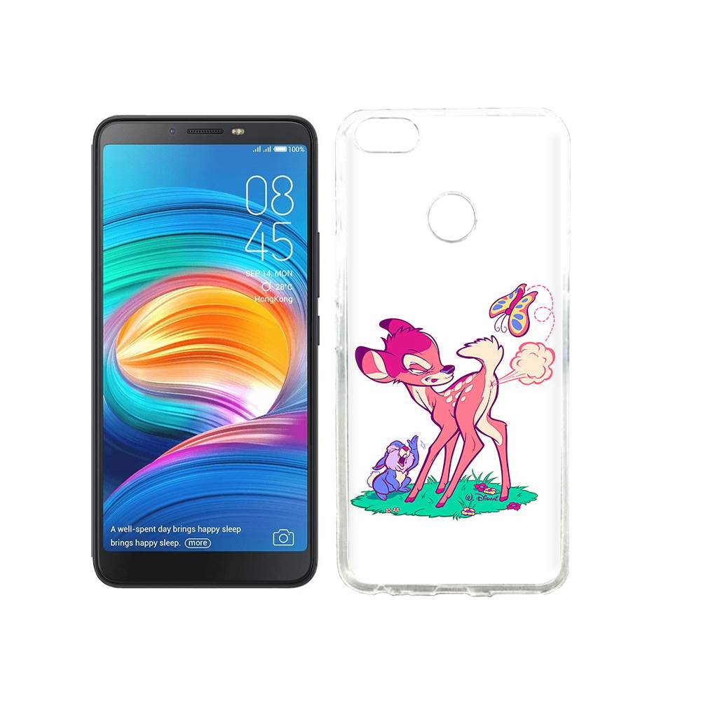 

Чехол MyPads Tocco для Tecno Camon X смешной олененок, Прозрачный, Tocco