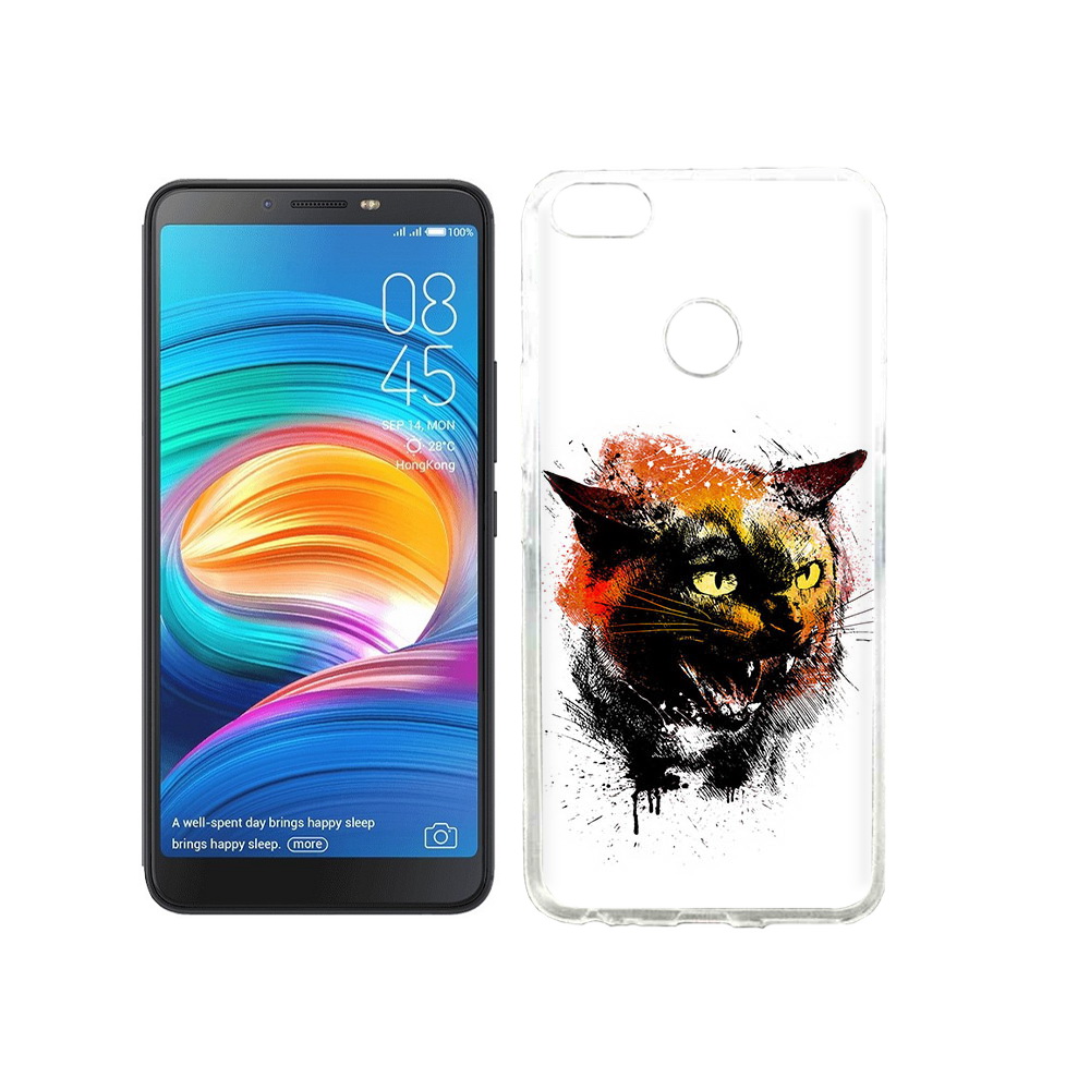 

Чехол MyPads Tocco для Tecno Camon X сиамский кот, Прозрачный, Tocco