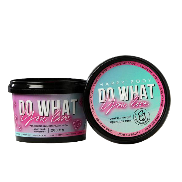 

Крем для тела Do what you love, аромат фруктовый коктейль, 280 мл 6891206
