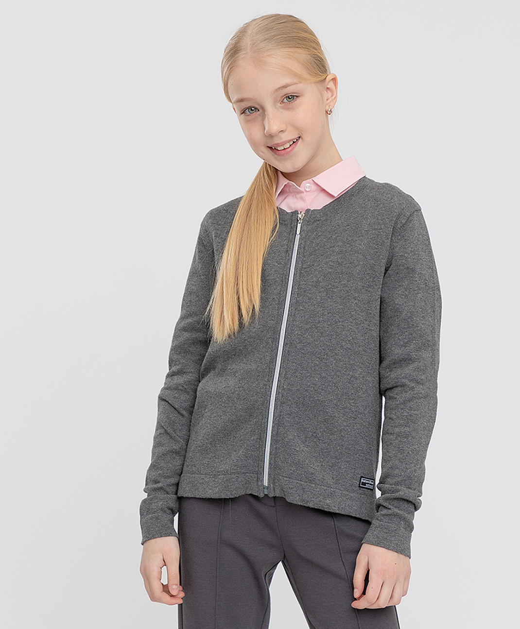 

Кардиган детский Button Blue 222BBGS35010100 цв. серый р. 134, 222BBGS35010100