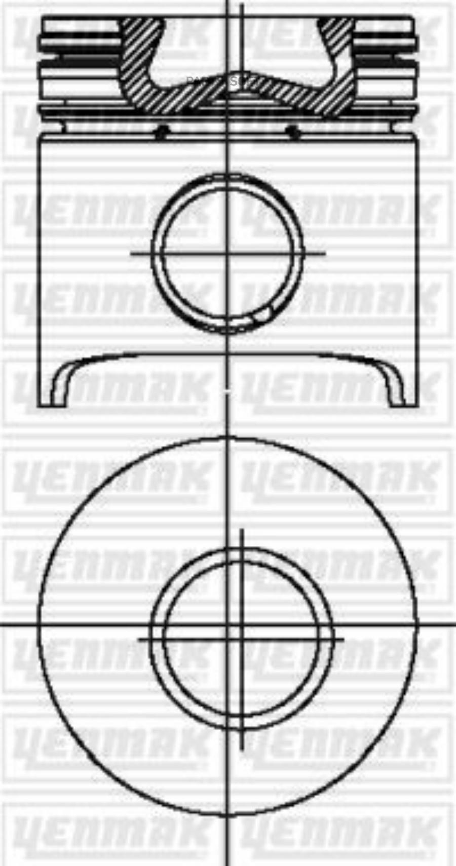 

93,00 Mm Порш.+Палец,С Кольцами YENMAK 3103685000