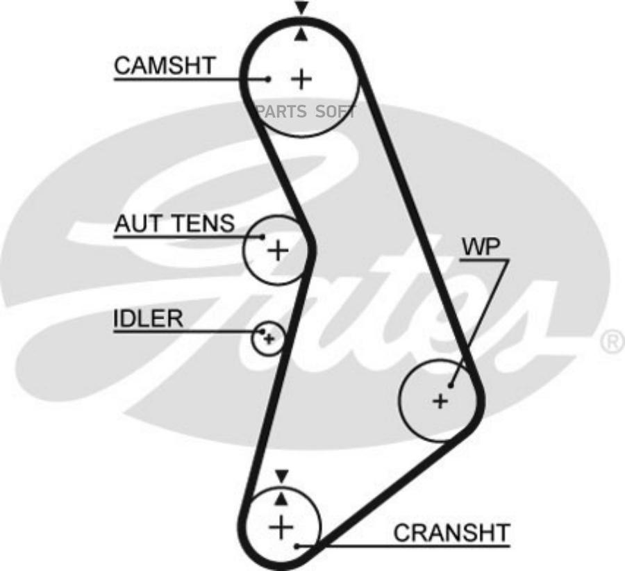 

5491xs_ремень грм 150x230h audi a3/a4/a6, vw golf iv/passat/sharan 1.8/t/2.0 95>