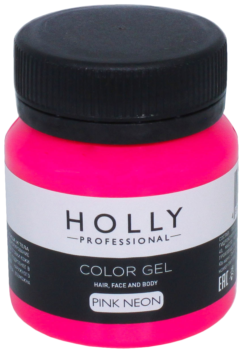 

Декоративный гель для волос, лица и тела Holly Professional, Pink Neon, 50 мл 7138968