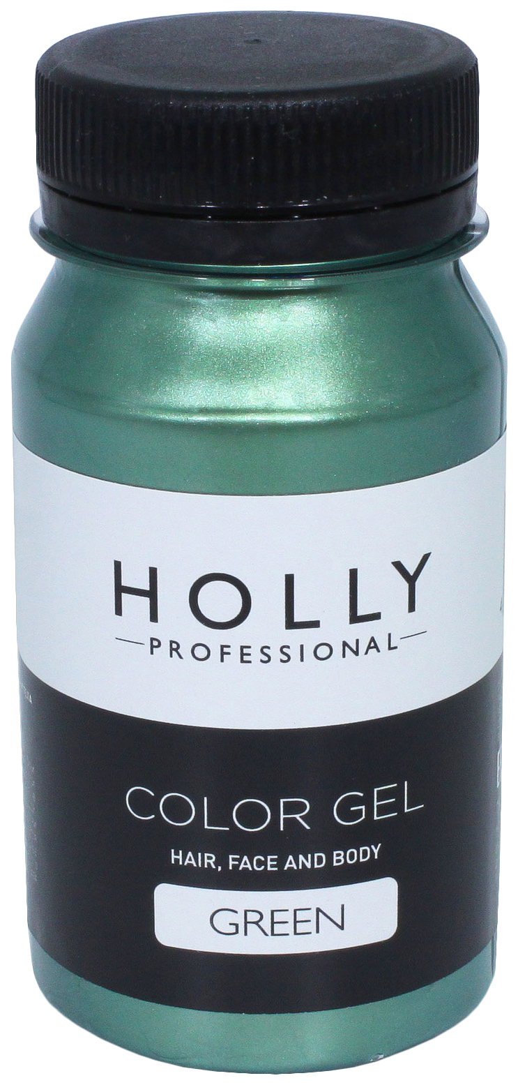 

Декоративный гель для волос, лица и тела Holly Professional, Green, 100 мл 7138950