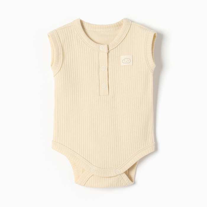 

Боди детское Крошка Я BASIC LINE, Бежевый, 80, BASIC LINE