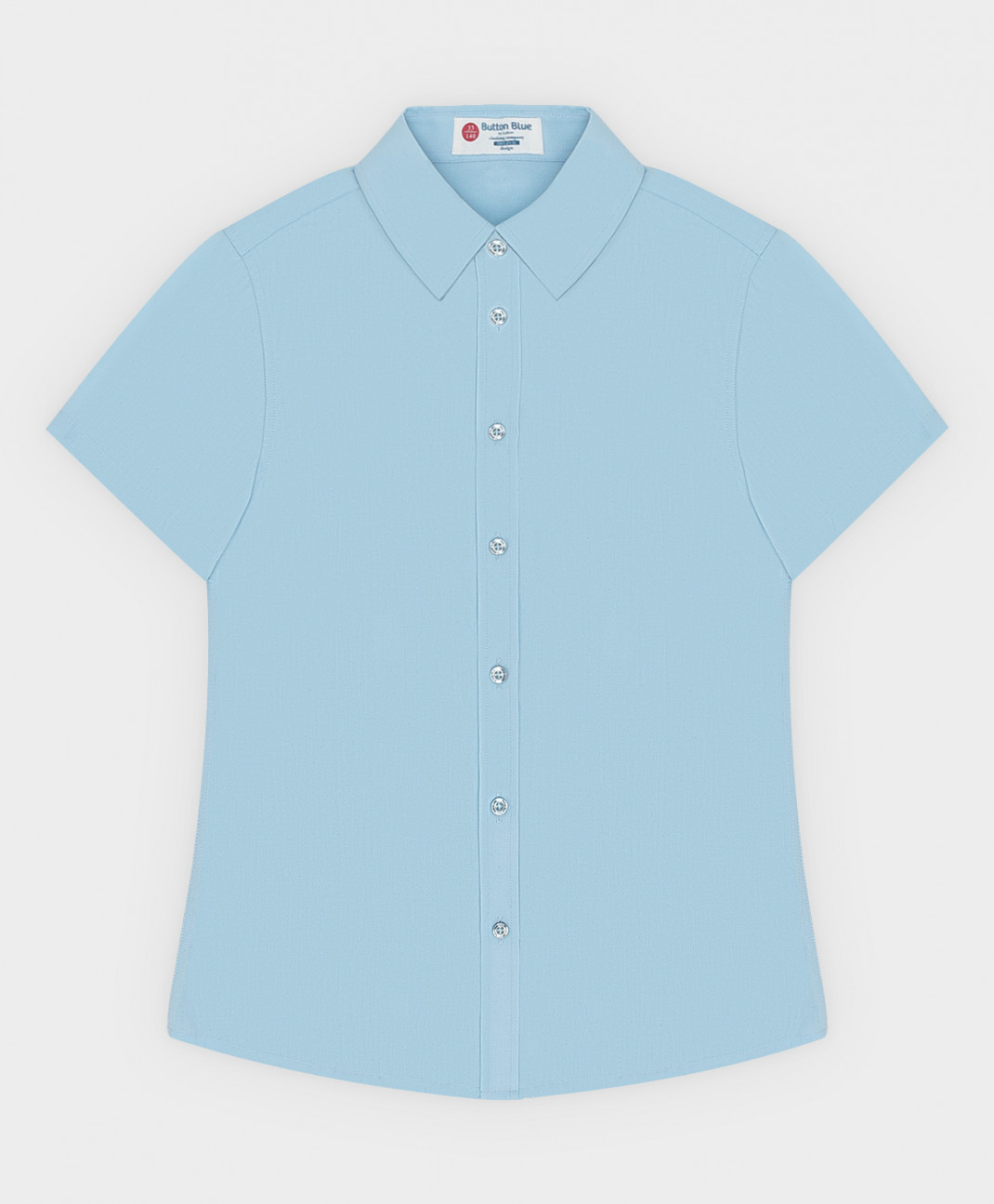 

Рубашка детская Button Blue 222BBBS23051800 цв. голубой р. 146, 222BBBS23051800