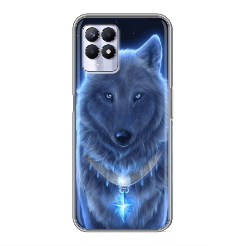 

Дизайнерский силиконовый чехол для Realme 8i / Realme Narzo 50 Волки