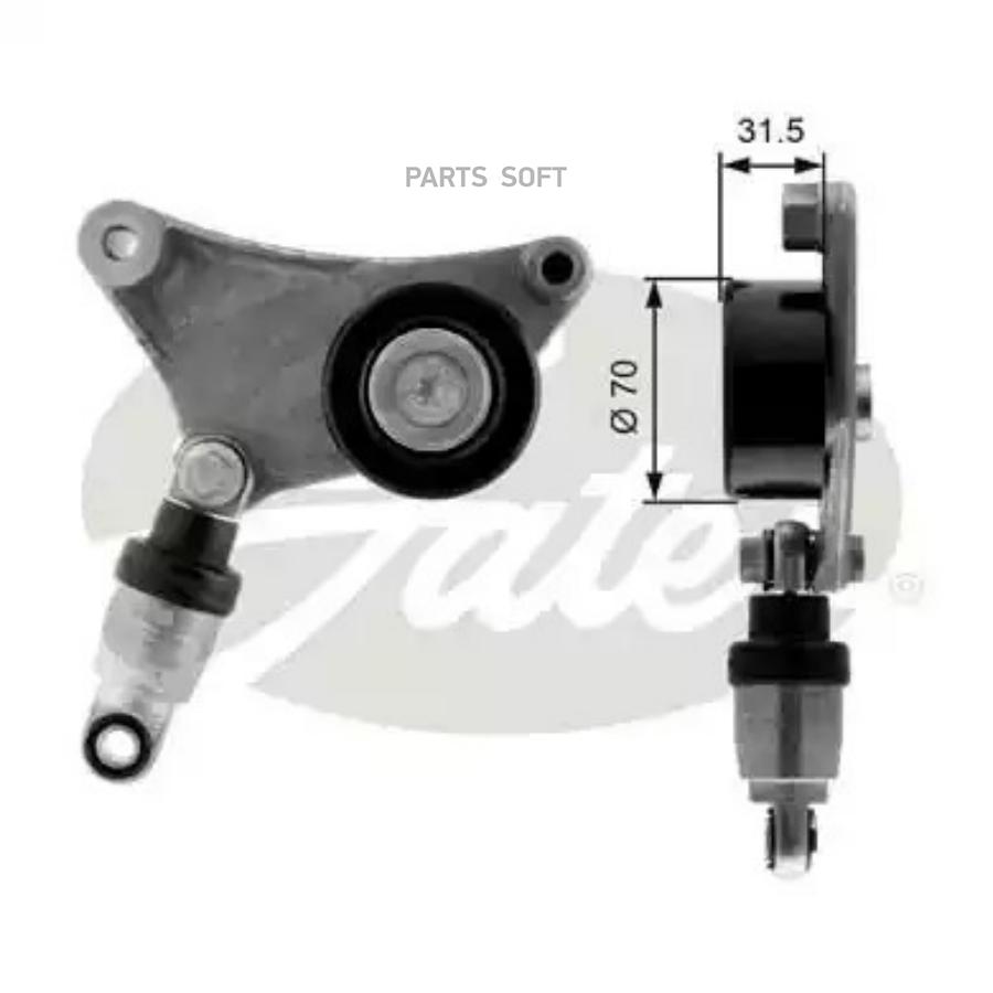 

T38216_ролик натяжной ремня но toyota avensis /rav4/camry 2.0-2.4i 00>