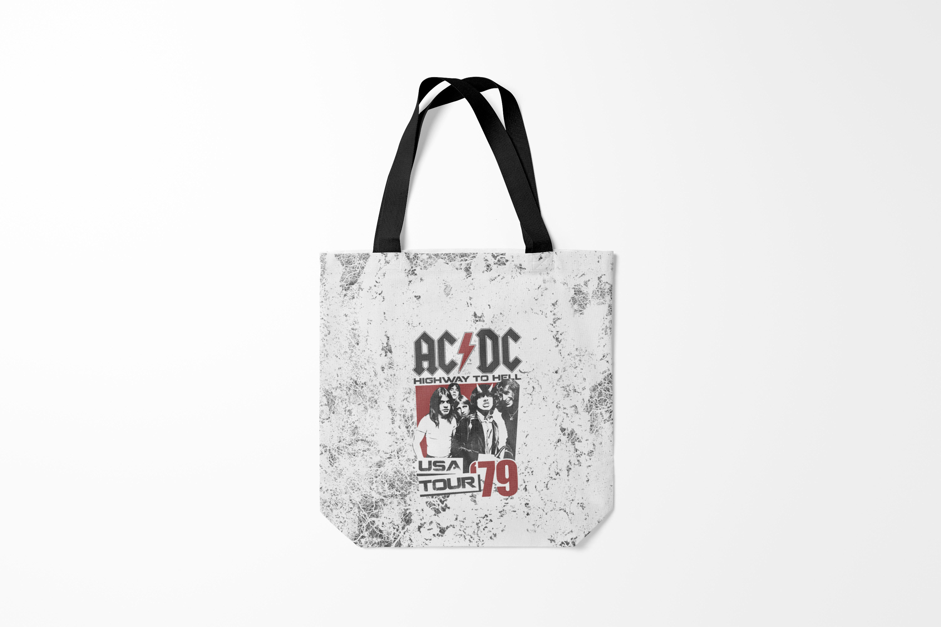 

Сумка шoппер унисекс Burnettie AC/DC, белый, AC/DC