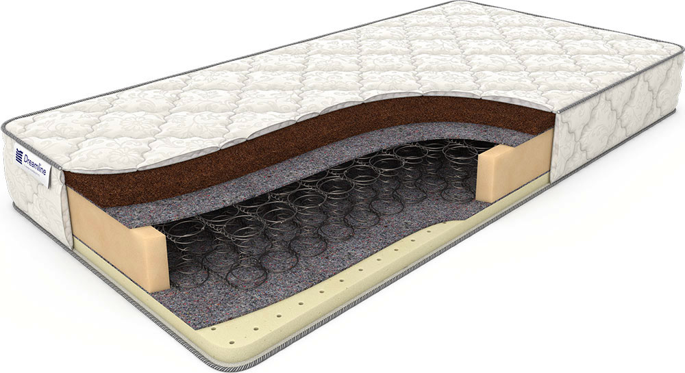 

Матрас Дримлайн SleepDream BS-120 90х210х20, Белый, SleepDream BS-120