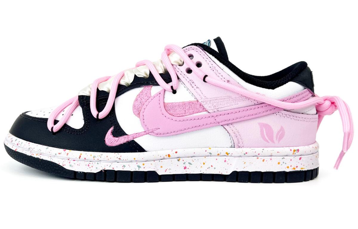 

Кеды унисекс Nike Dunk Low Multi-Color Swoosh белые 37.5 EU, Белый, Dunk Low Multi-Color Swoosh