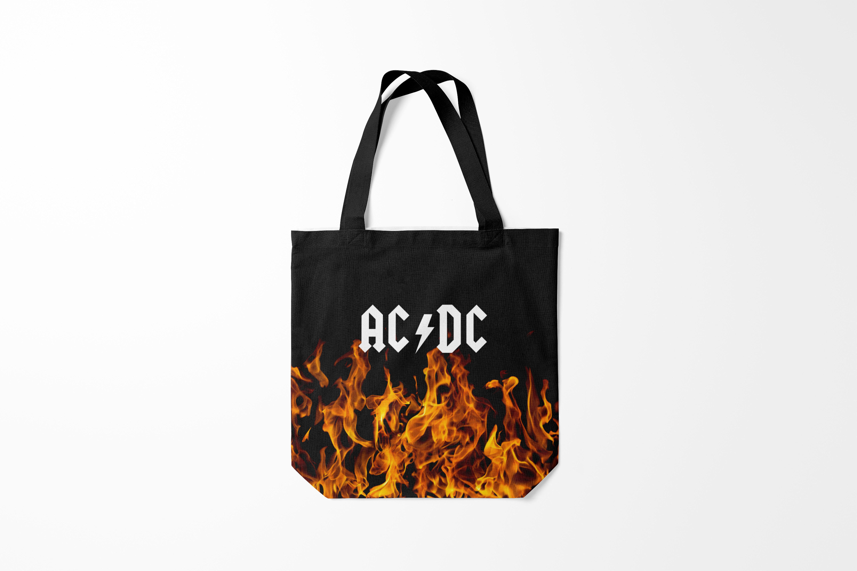 

Сумка шoппер унисекс Burnettie AC/DC AC/DC., черный, AC/DC AC/DC.
