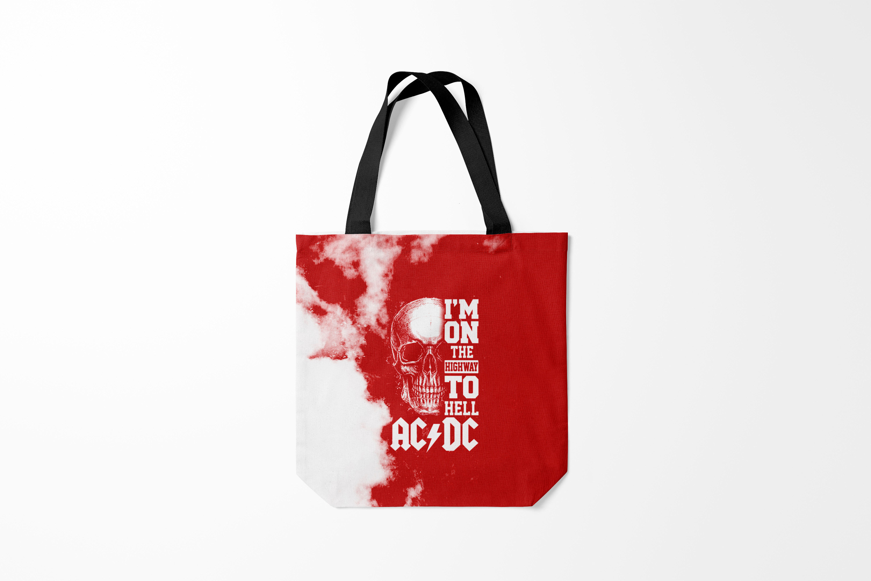 

Сумка шoппер унисекс Burnettie AC/DC Im on the highway to hell, красный, AC/DC Im on the highway to hell