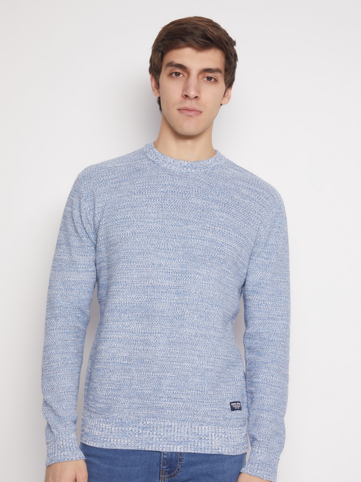 

Джемпер мужской 012116165033 Zolla синий 2XL, 012116165033