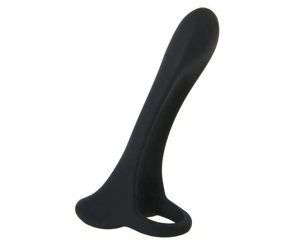 Интимная насадка Zero Tolerance Cock Armor с вибрацией черная 14 см