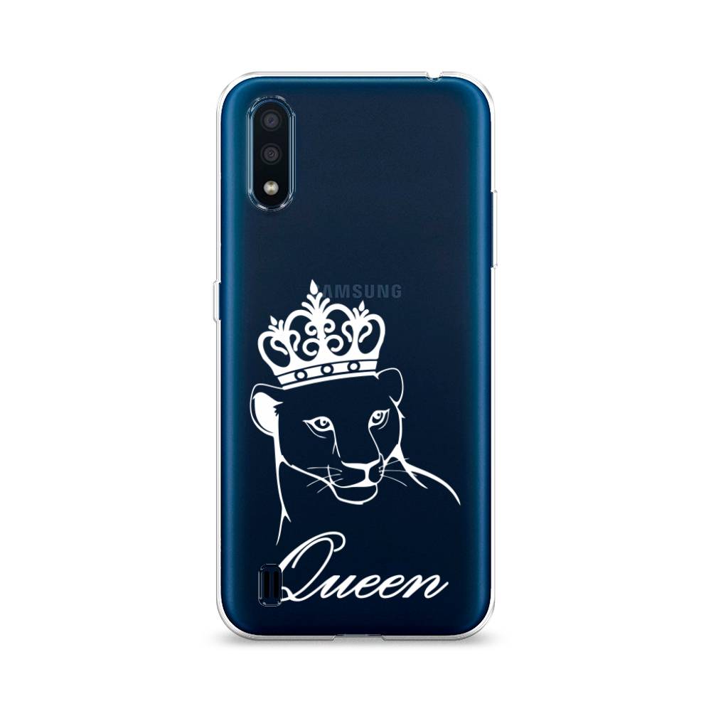

Чехол Awog на Samsung Galaxy M01 / Самсунг M01 "Львица королева", Бежевый;прозрачный, 2101150-7