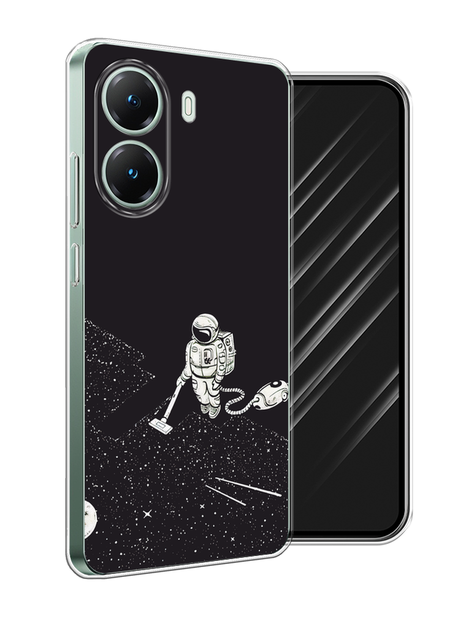 

Чехол Awog на Poco X7 Pro "Космонавт с пылесосом", Белый, 324050-1