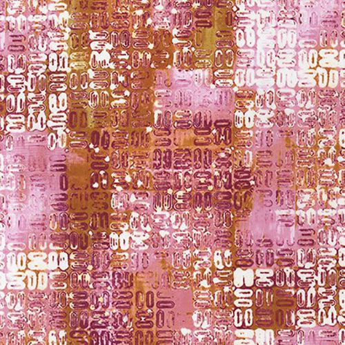 Ткань для пэчворка Robert Kaufman Peppy, Коричнево-розовая, 50х55 см, 122+-5 г/м2