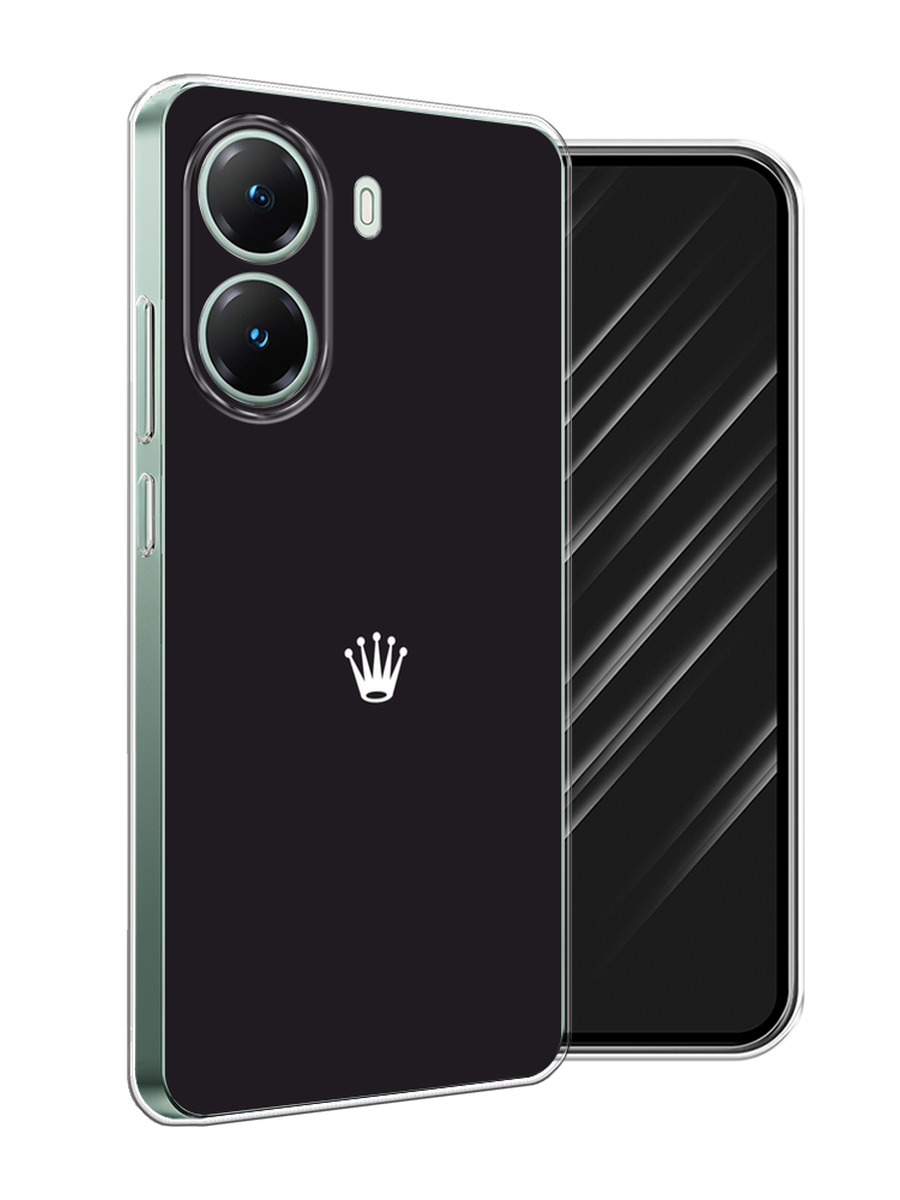 

Чехол Awog на Poco X7 Pro "Белая корона на черном фоне", Черный, 324050-1