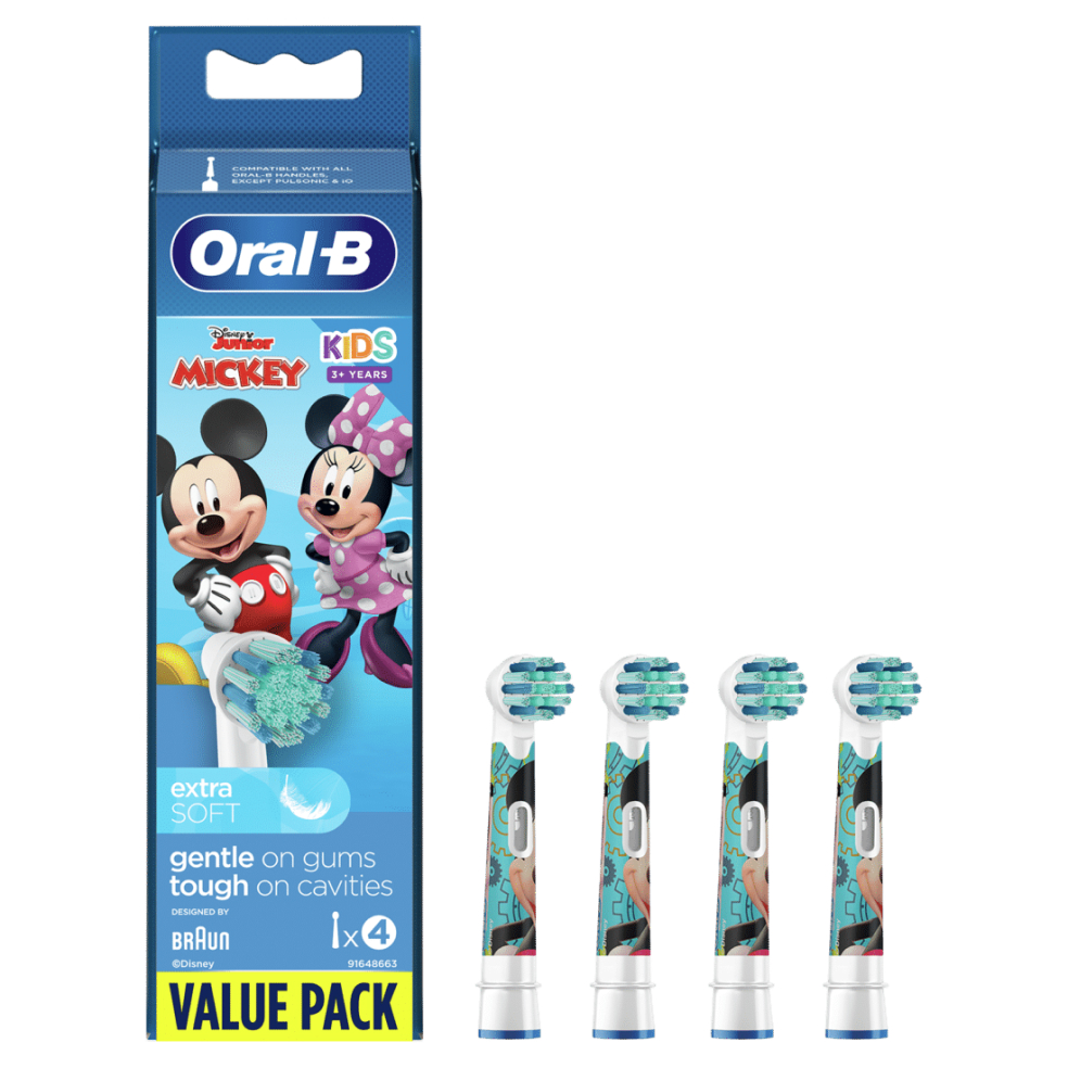 Насадка для зубных щеток Oral-B Kids EB10S Mickey 4 шт