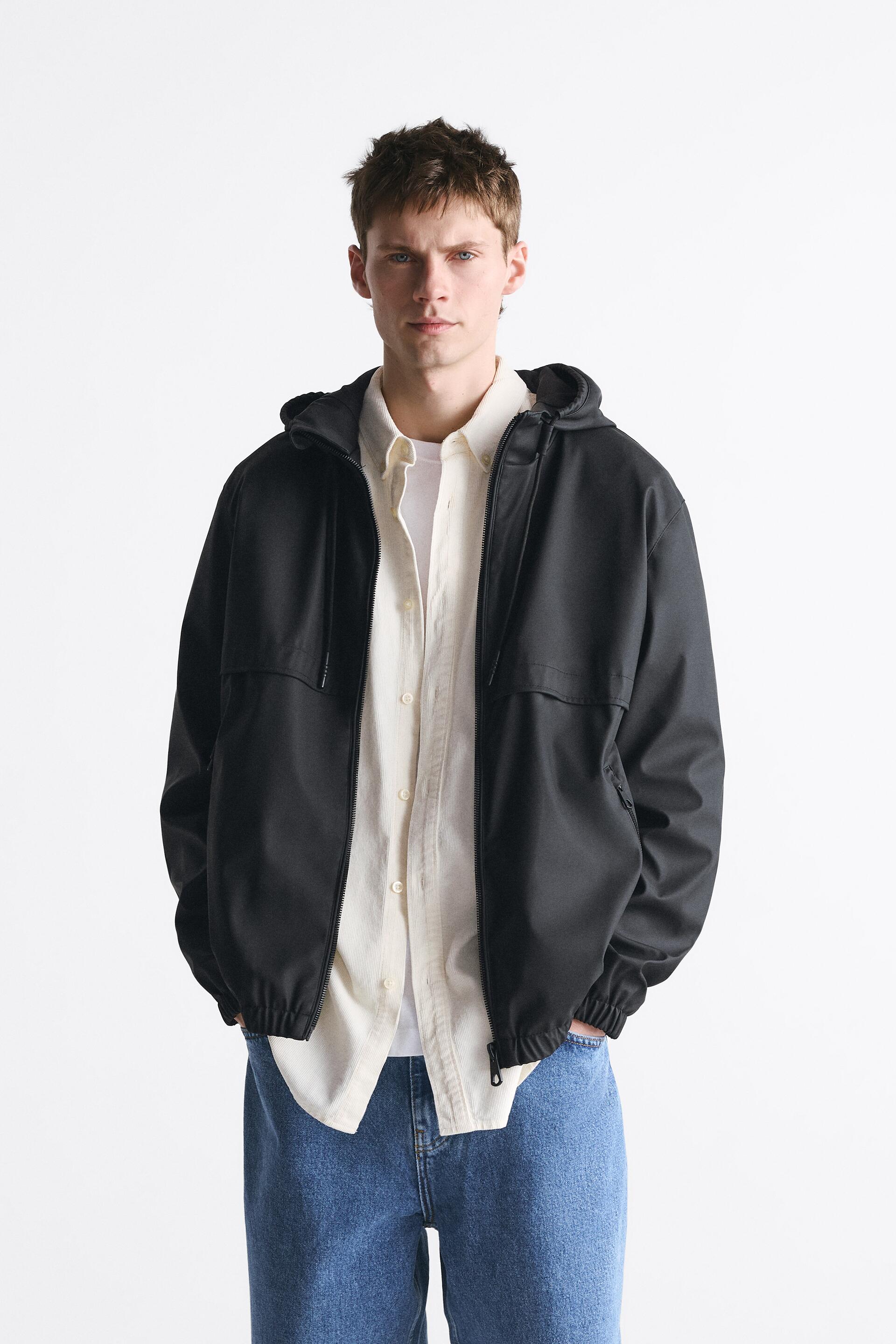 

Ветровка мужская ZARA 08281311 черная XL (доставка из-за рубежа), Черный, 08281311