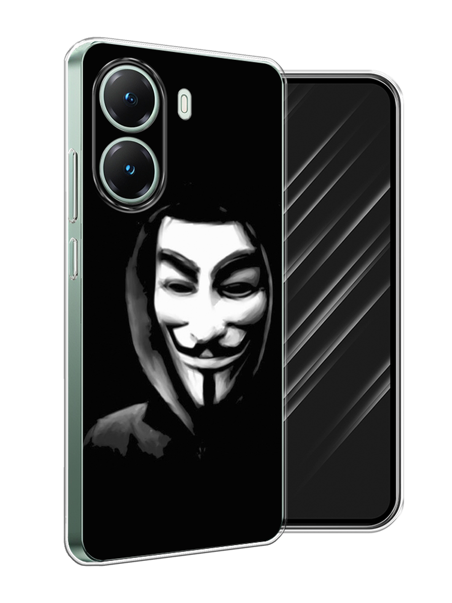 

Чехол Awog на Poco X7 Pro "Анонимус", Черный;серый;белый, 324050-1