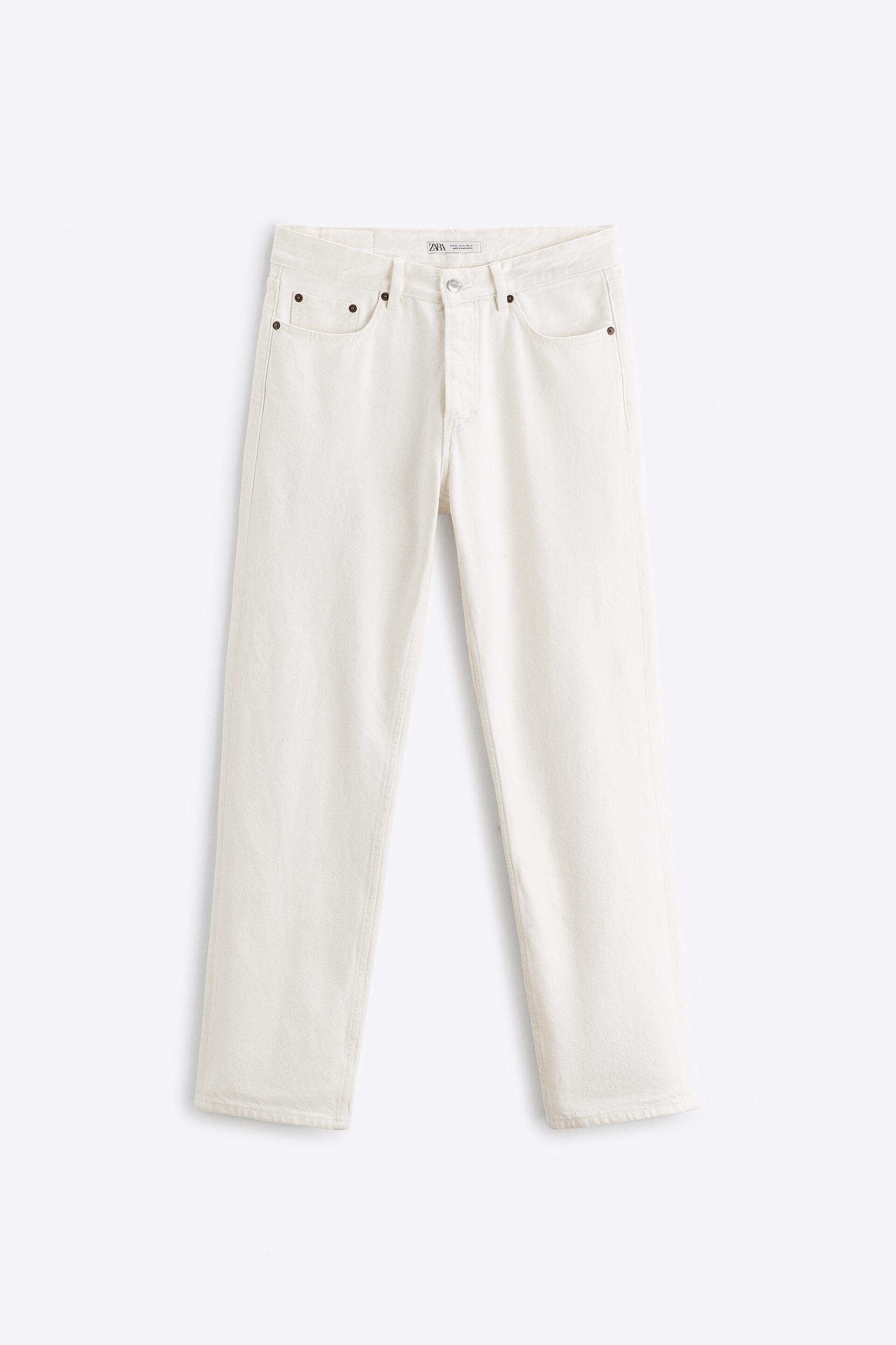 

Джинсы мужские ZARA 08062405 бежевые 44 (доставка из-за рубежа), Бежевый, 08062405