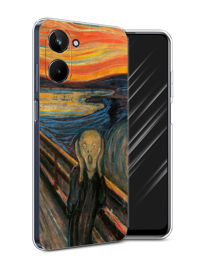 

Чехол Awog на Realme 10 4G "Крик", Оранжевый;синий;серый, 2512150-9