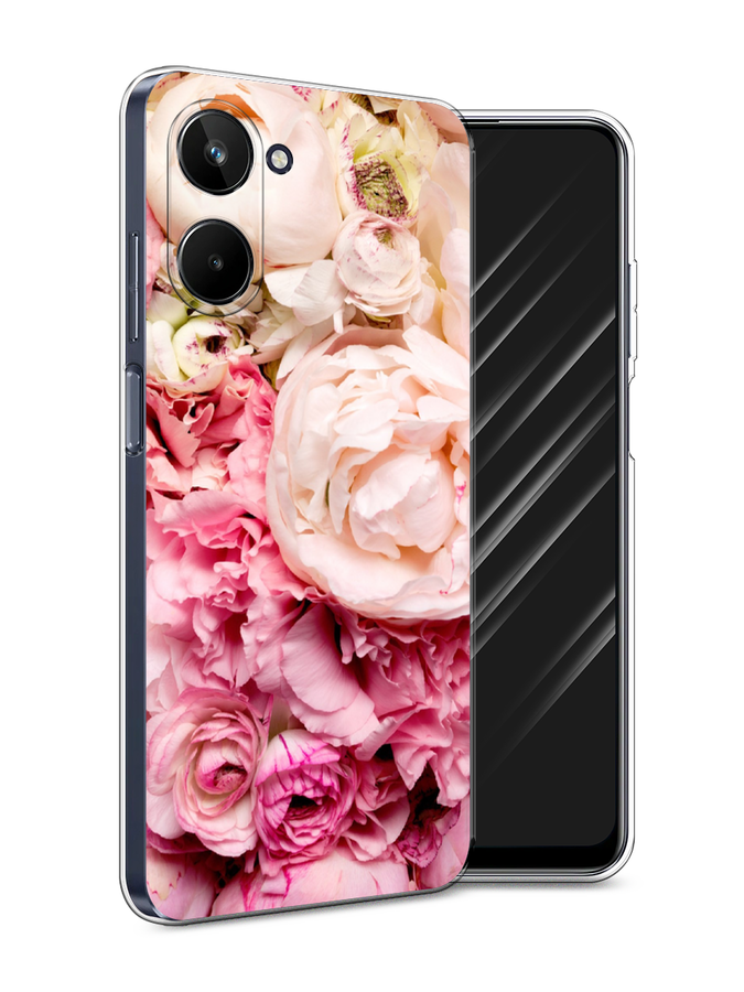 

Чехол Awog на Realme 10 4G "Пионы яркие", Розовый, 2512150-8