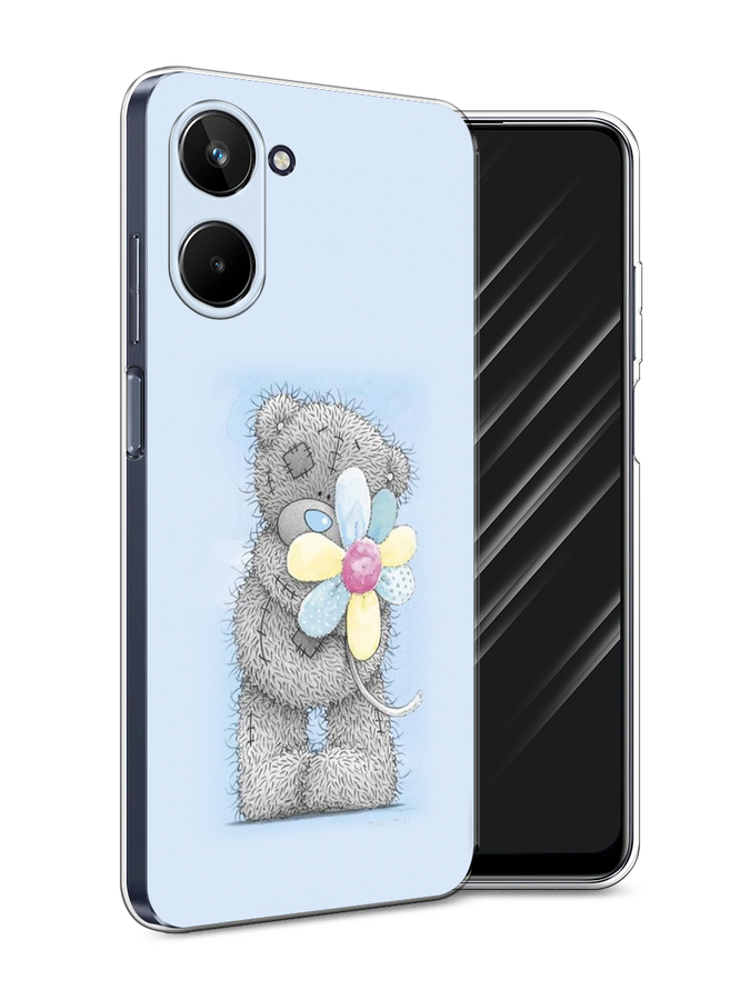 

Чехол Awog на Realme 10 4G "Me to you с ромашкой", Голубой;серый;желтый, 2512150-2