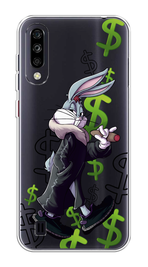 

Чехол на ZTE Blade A7 (2020) "Rich Bugs Bunny", Зеленый;черный;голубой, 133750-6