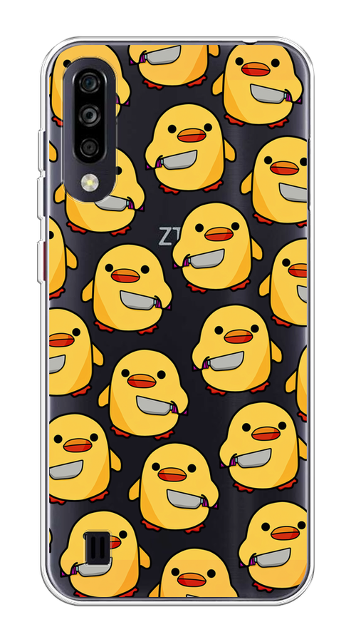 

Чехол на ZTE Blade A7 (2020) "Утка с ножом", Прозрачный;желтый;оранжевый, 133750-1