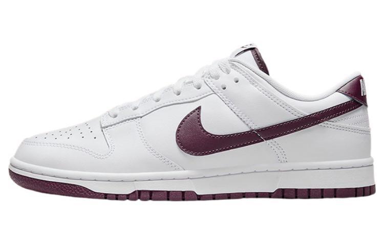 

Кеды унисекс Nike Dunk Low Night Maroon белые 44.5 EU, Белый, Dunk Low Night Maroon