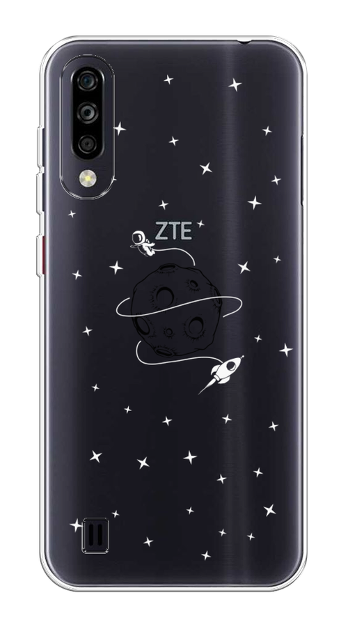

Чехол на ZTE Blade A7 (2020) "Полет вокруг луны", Белый;серый;черный, 133750-2