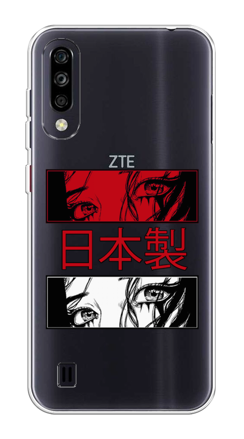 

Чехол на ZTE Blade A7 (2020) "Аниме глаза манга", Красный;белый;черный, 133750-4
