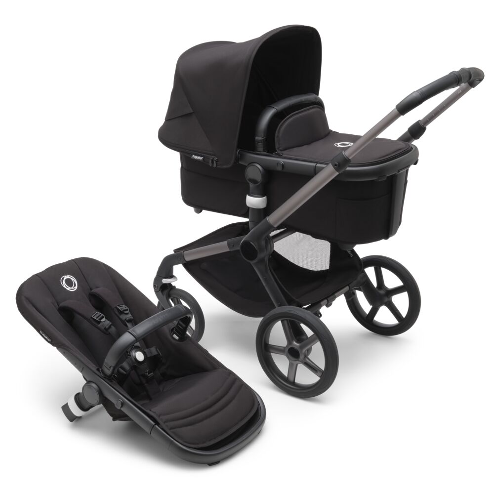 Коляска 2 в1 Bugaboo Fox 5 complete GRAPHITE/MIDNIGHT BLACKMIDNIGHT BLACK 100051055