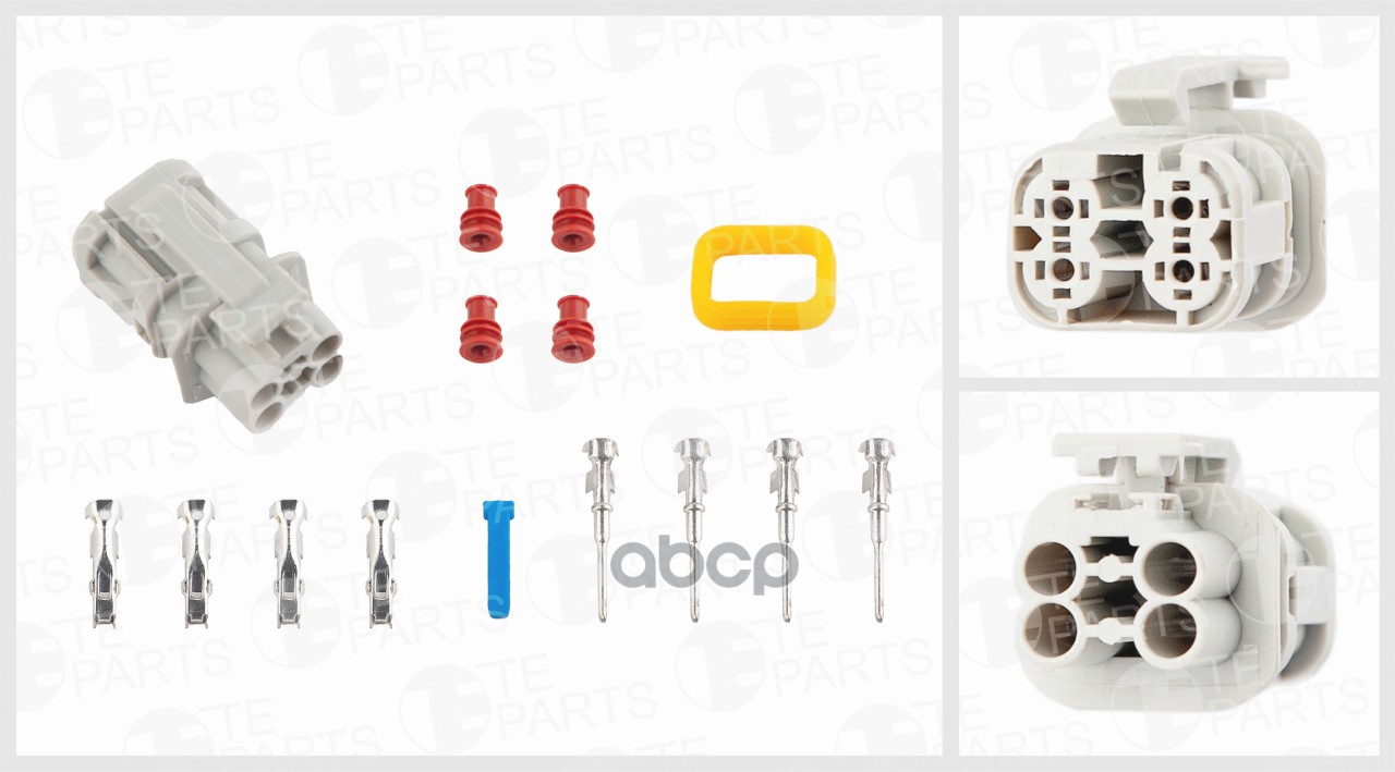 (Комплектация 4+4-Pin, 4 Уплотнения, Фиксатор, Кольцевое Уплотнение) TE PARTS арт. 7811644