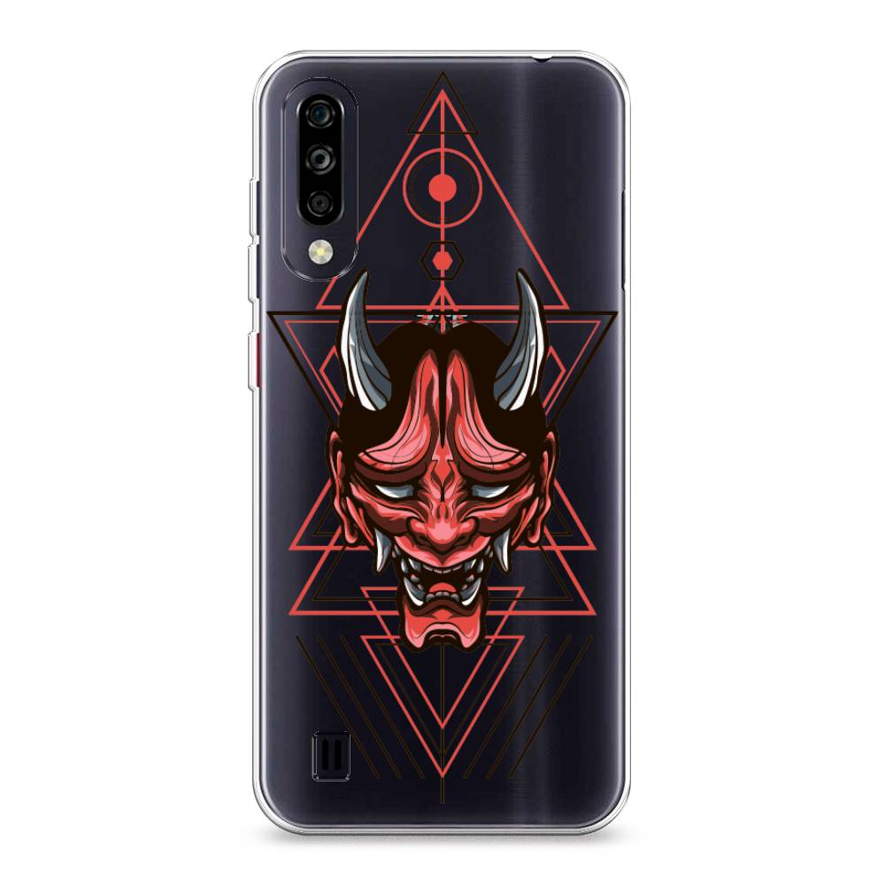 

Чехол для ZTE Blade A7 (2020) "Hanya Oni mask", Серый;красный;черный, 133750-4