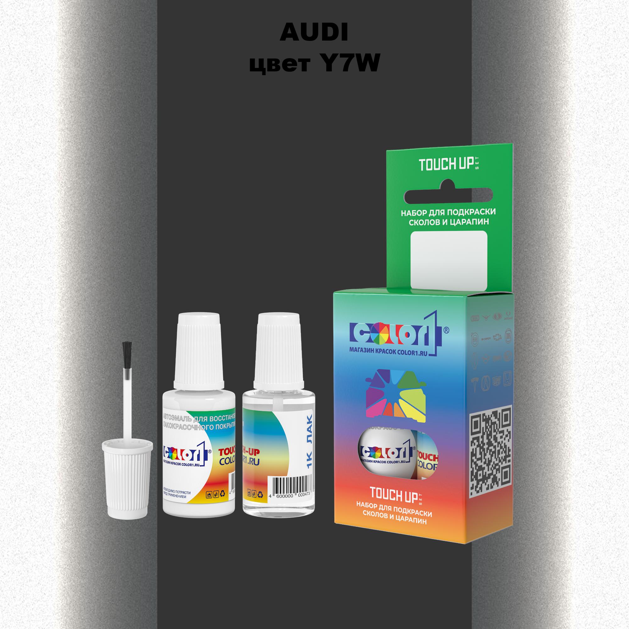 

Краска для сколов во флаконе с кисточкой AUDI, цвет Y7W - OEM MULTI TONE, Прозрачный