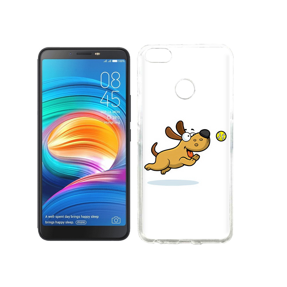 

Чехол MyPads Tocco для Tecno Camon X пёсик, Прозрачный, Tocco