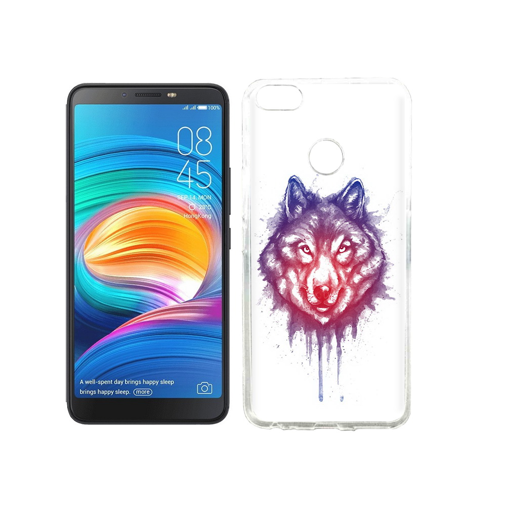 

Чехол MyPads Tocco для Tecno Camon X пушистый волк, Прозрачный, Tocco