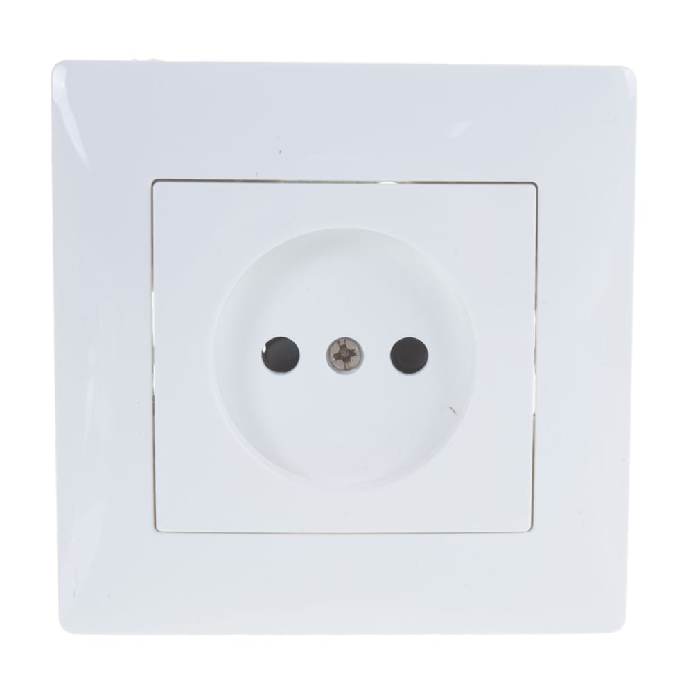 

GUSI Electric Bravo Розетка без БЗК, с ЗП, СУ , 16А, 250В, белый С10Р2-001-СБ