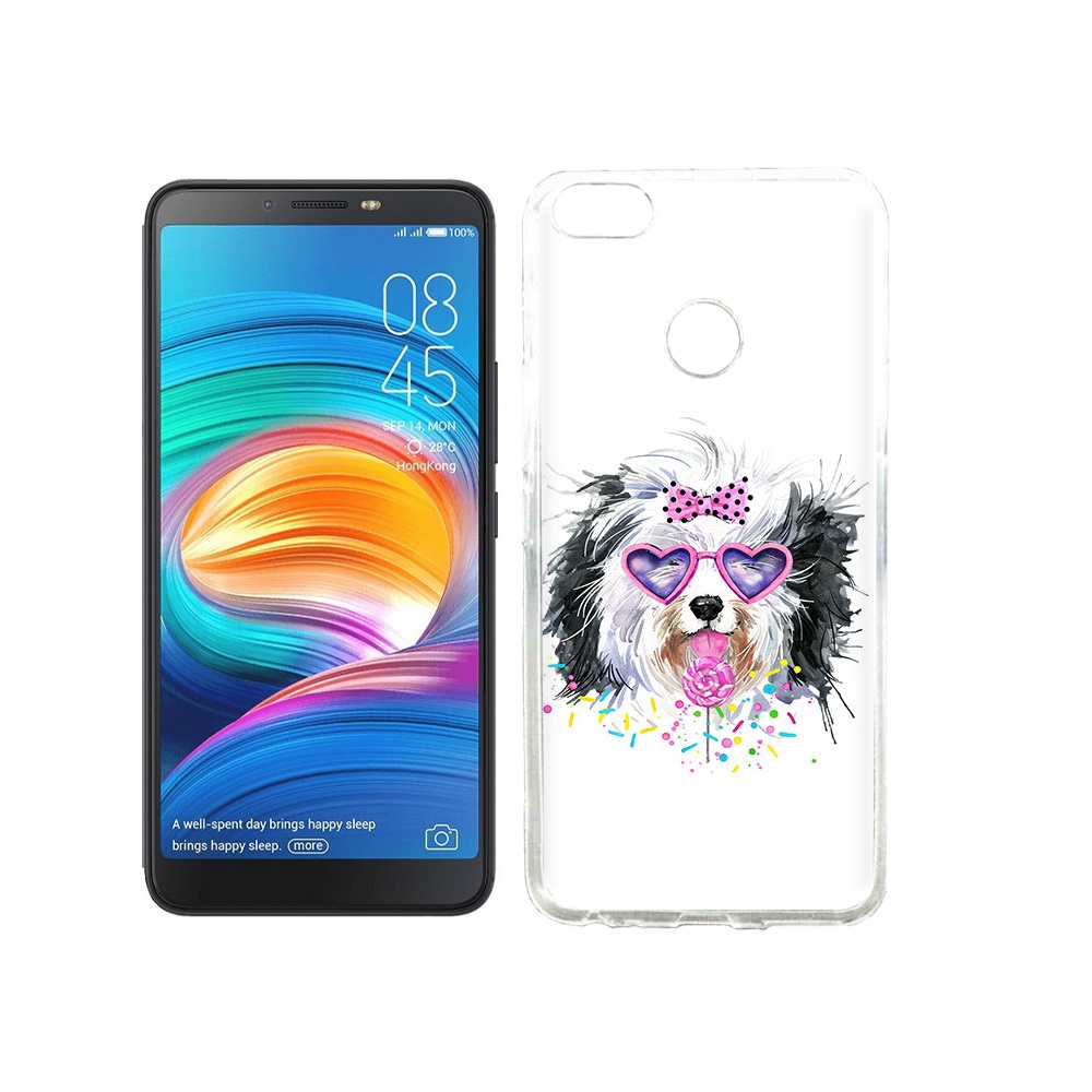 

Чехол MyPads Tocco для Tecno Camon X пушистик, Прозрачный, Tocco