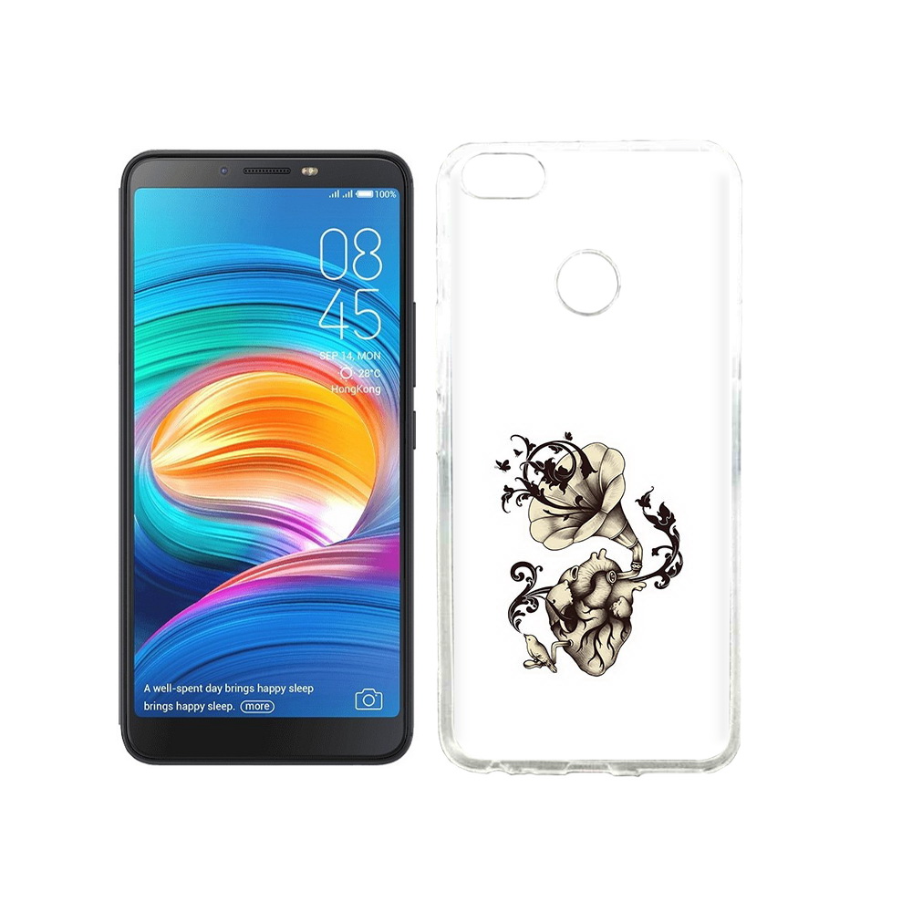 

Чехол MyPads Tocco для Tecno Camon X Граммофон, Прозрачный, Tocco